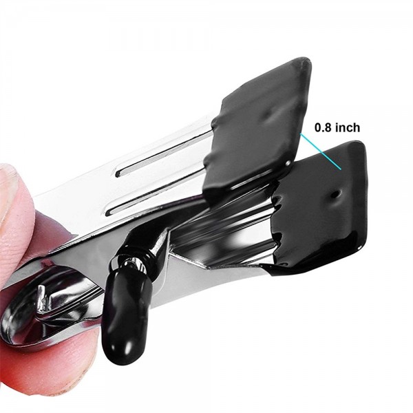 Higift (Set of 12) Portable Laundry Hook Boot Hanger Clips, Hanging Clothes Pins Stainless steel Travel Home clothing Boot Hanger Closet Hold Clips