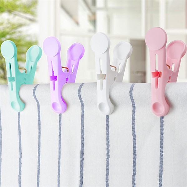 HiGift 8 Pack Beach Towel Clips Pool Chair Clips Towel Holder in Fun Bright Colors - Keep Your Towels from Blowing Away,Jumbo Size Heavy Duty Clip
